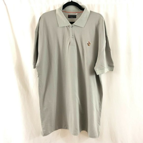 Dota 2 Mens Polo Shirt Short Sleeve Dolfrat Roshinante Gray Size XXL - Picture 1 of 5